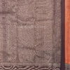 Burnt Copper Body and Deep Grey Border Pure kanjivaram saree