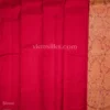 Rich Antique Gold Body and Classic Crimson Red Border Pure Kanjivaram Saree