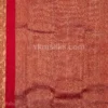 Rich Antique Gold Body and Classic Crimson Red Border Pure Kanjivaram Saree
