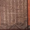 Rust Orange Body and Deep Coffee Brown Border Pure kanjivaram saree