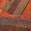 Rust Orange Body and Deep Coffee Brown Border Pure kanjivaram saree