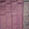 Seafoam Turquoise Body and Soft Lavender–Purple Border Pure kanjivaram saree