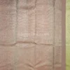 Soft Pista Green Body and Peach-Rose Pink  3D Embossed Border Pure kanjivaram saree
