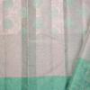 Pastel Lavender and Mint Green Silk Saree with Elegant Woven Design