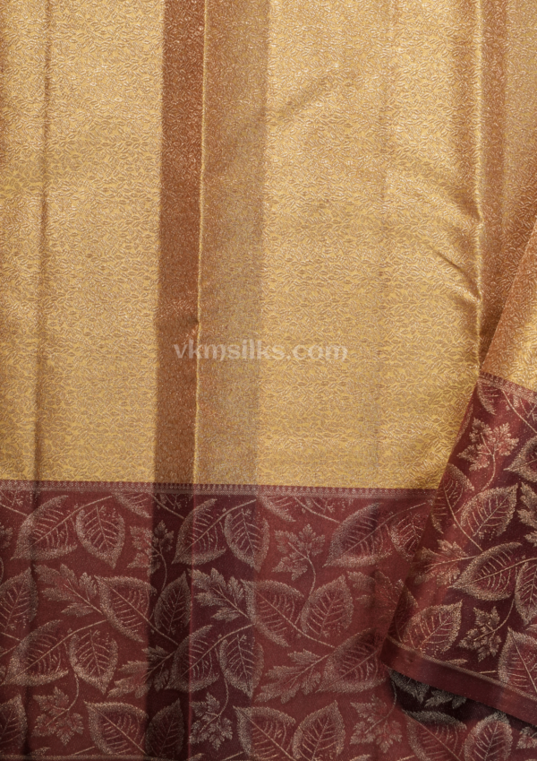 Elegant Maroon Border Silk Saree with Subtle Light Body Design