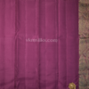 Elegant Sage Green & Royal Purple Silk Saree with Gold Zari Work