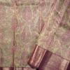 9 - 2026-04-22T141336.204 Elegant Sage Green & Royal Purple Silk Saree with Gold Zari Work