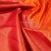 9 - 2026-05-20T115014.187 Elegant Sunset Orange Pure Silk Saree with Ruby Red Zari Border