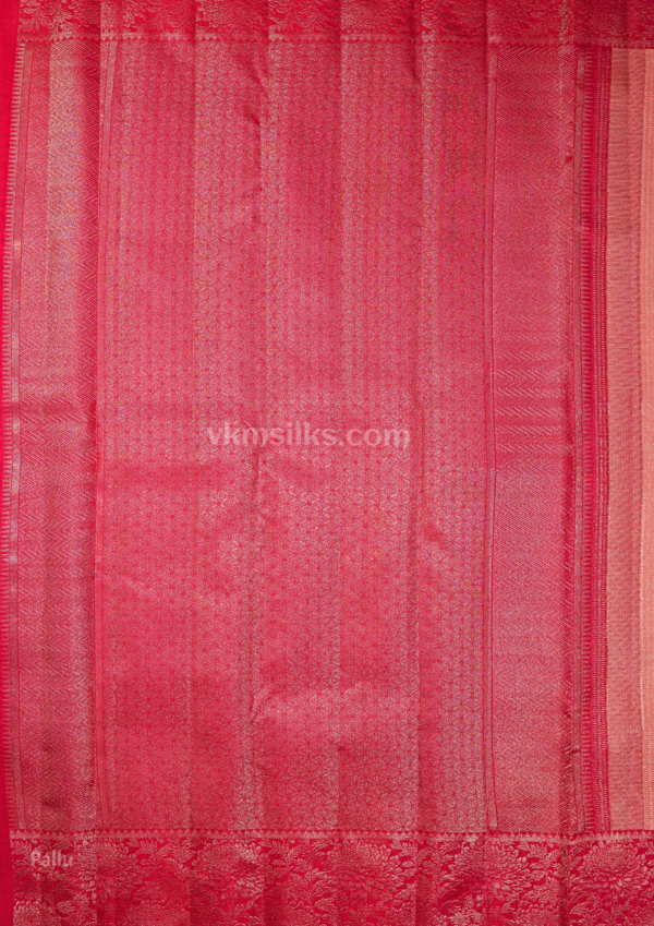 9 - 2026-05-20T131859.918 Peach Pink Soft Silk Saree with Rani Pink Zari Border