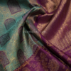 9 - 2026-05-20T163616.080 Sea Green Soft Silk Saree with Royal Purple Zari Border