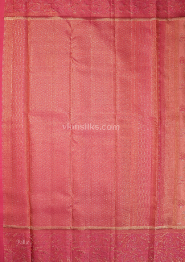 9 - 2026-05-21T135728.161 Peach Pink Pure Silk Saree with Gold Zari Work