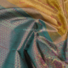 9 - 2026-05-21T164153.899 Mustard Gold Pure Silk Saree with Peacock Teal Border