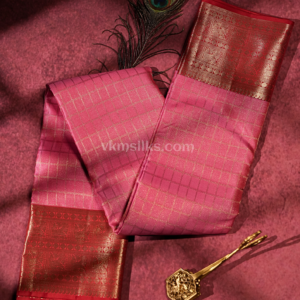 Royal Rani Pink Soft Silk Saree with Zari Border