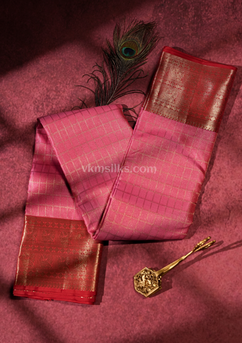 9 - 2026-05-21T170444.268 Royal Rani Pink Soft Silk Saree with Zari Border