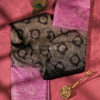 9 - 2026-05-21T172406.606 Royal Black & Orchid Purple Silk Saree