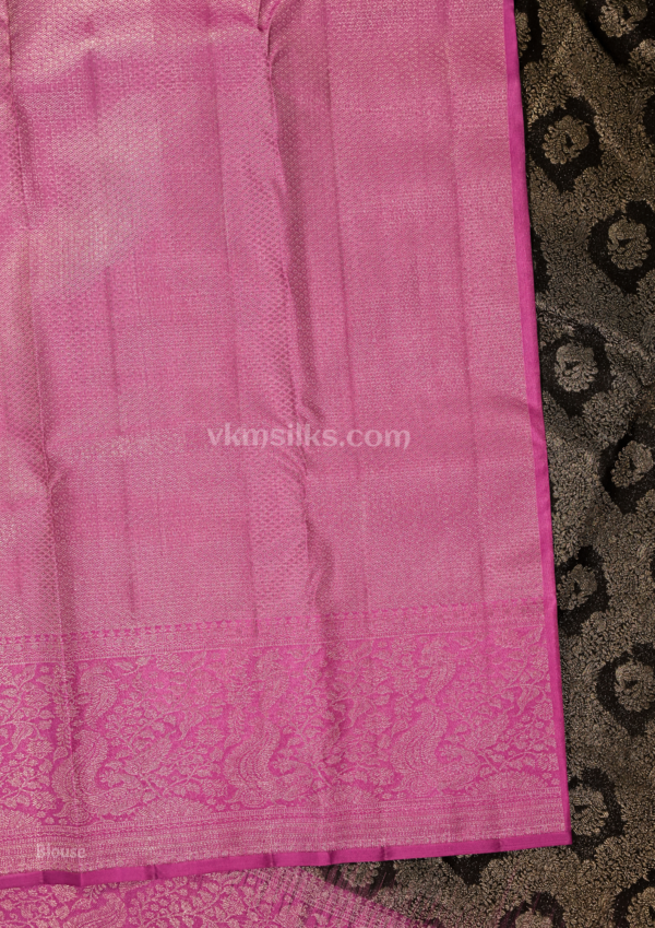 9 - 2026-05-21T172539.655 Royal Black & Orchid Purple Silk Saree