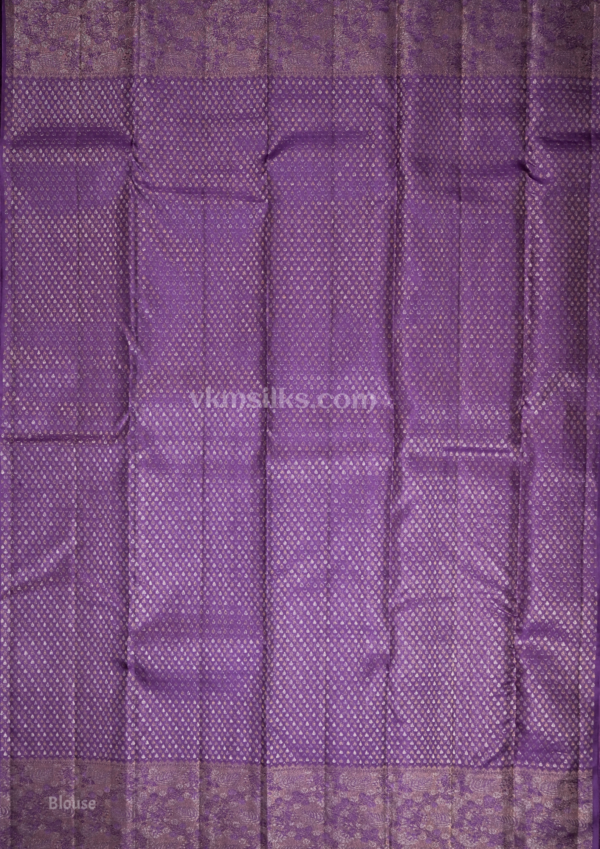 9 - 2026-05-22T131845.661 Pastel Lavender Pure Silk Saree with Violet Floral Pallu