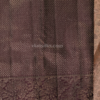Taupe and Paaku Colour Soft Silk Saree with Floral Zari Border