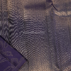 9 - 2026-07-03T171632.111 Elegant Silver Grey Pure Silk Saree with Midnight Navy Blue Border and Silver Zari Geometric Weaving | VKM Silks