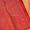 9 - 2026-07-06T161746.190 Luxurious Sandal Pure Kanchipuram Silk Saree with Vermilion Red Zari Border