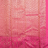 Premium Blush Peach & Rani Pink Pure Kanchipuram Silk Saree with Rich Zari Weaving