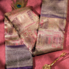 National Love Your Pet Day (34) Royal Antique Gold Pure Kanchipuram Silk Saree with Regal Purple Temple Border