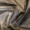 Elephant grey & Black Silk Saree with Rich Zari Weave