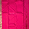 Sea blue silver zari self korvai kanjivaram