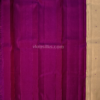 Ivory with purple traditional butta kanjivaram