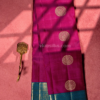 9 (8) Magenta annam and yazhi butta korvai kanjivaram