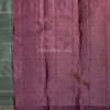Elephant grey with magenta kattam soft kanjivaram
