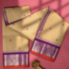 9 - 2026-09-25T150919.653 Sandal Kaakki with Purple Traditional Butta Kanjivaram Silk Saree
