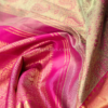 9 (19) Silver-grey pashmina body with magenta border