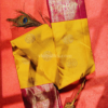 9 (22) Mustard yellow butta body with solid pink border