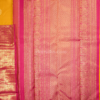 9 (25) Mustard yellow butta body with solid pink border