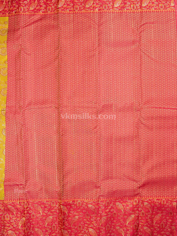 9 (33) Olive/pistachio floral green body with magenta-pink border