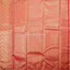 Antique gold/peach brocade body with red border