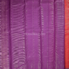 Peach vairaoosi butta body with lavender solid border